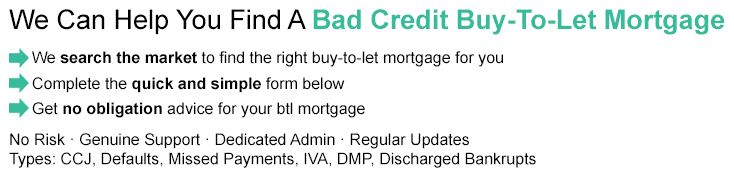 can i get a buy to let mortgage with bad credit